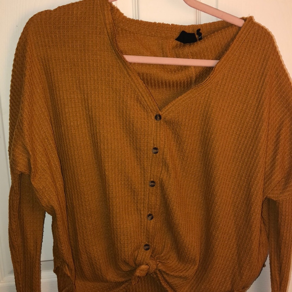 Urban Outfitters orange sleepy sweatshirt